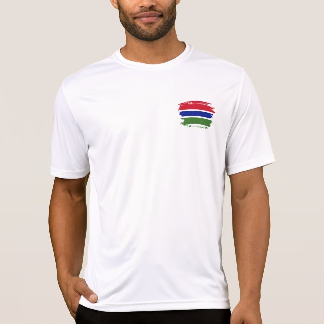 Gambia flag T-Shirt (Front)