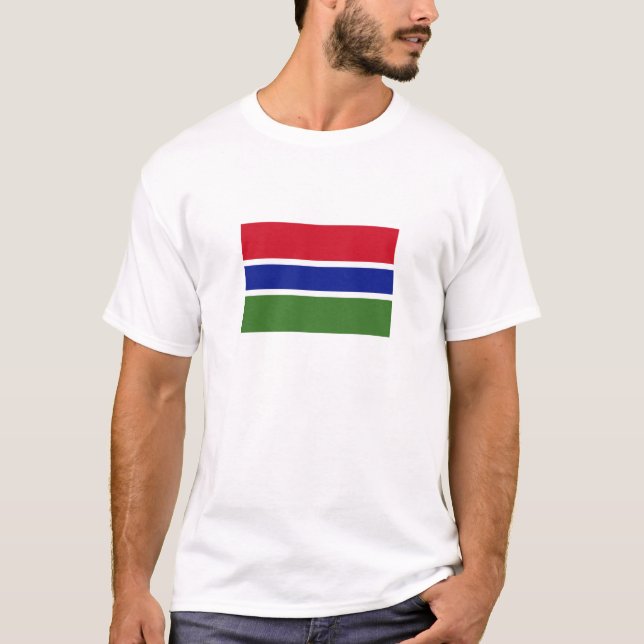 Gambia Flag T-Shirt (Front)