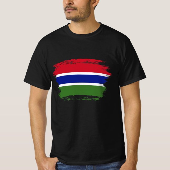 Gambia flag T-Shirt (Front)