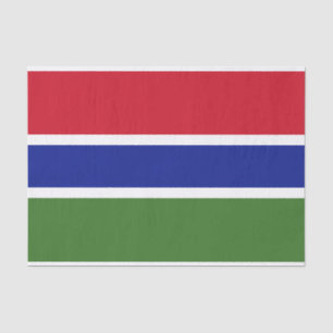 Gambia Flag Tissue Paper