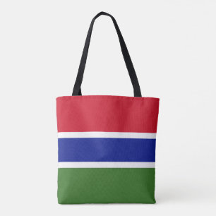 Gambia Flag Tote Bag