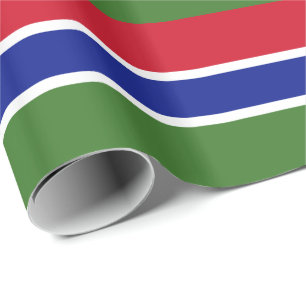 Gambia Flag Wrapping Paper