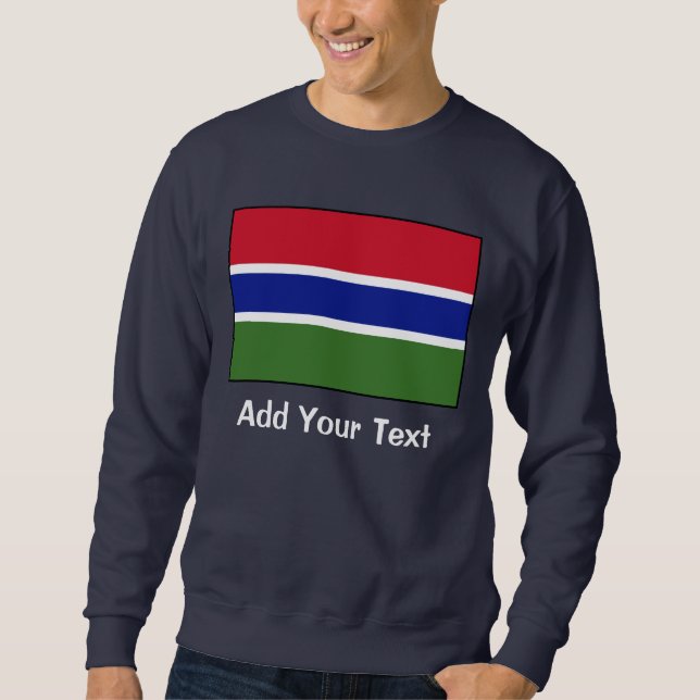 Gambia – Gambian Flag Sweatshirt (Front)