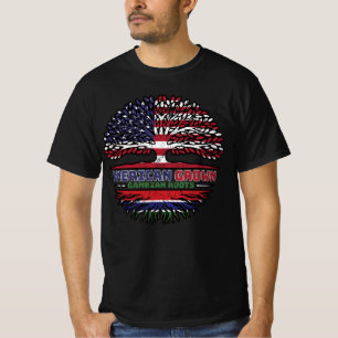 Gambia Gambian US American USA United States Tree T-Shirt