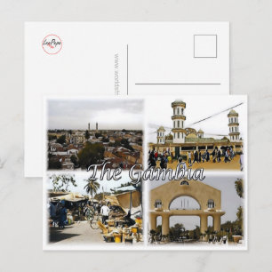 Gambia - Mosaic - Postcard