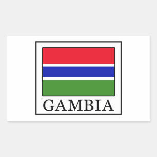 Gambia Rectangular Sticker