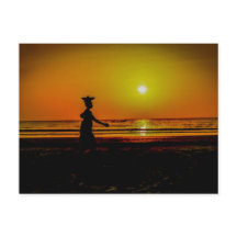 Gambia Sunset Postcard