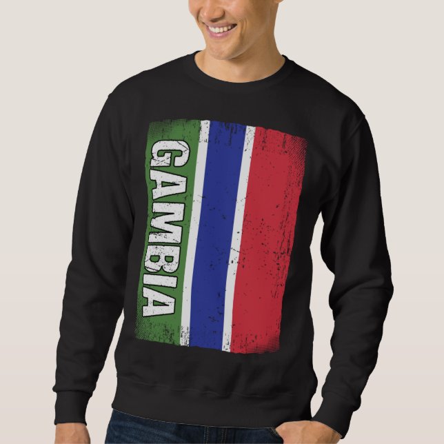 Gambian Flag Gambia Sweatshirt (Front)
