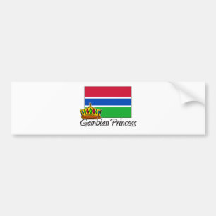 Gambian Princess Bumper Sticker
