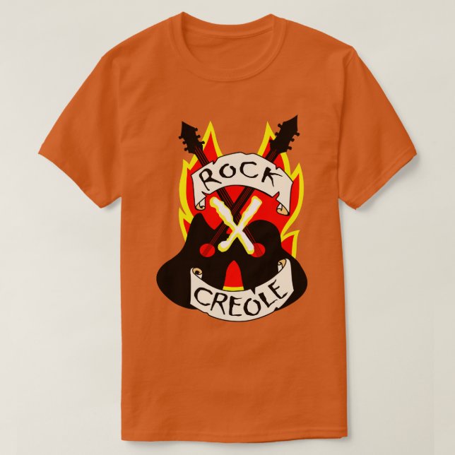 Gambit 97s Rock X Creole Crop Top Tee TShirt (Design Front)