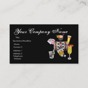 Gambler Business card fully customisable