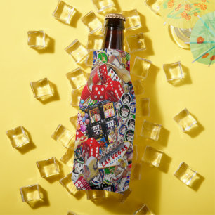 Gamblers Delight - Las Vegas Icons Bottle Cooler