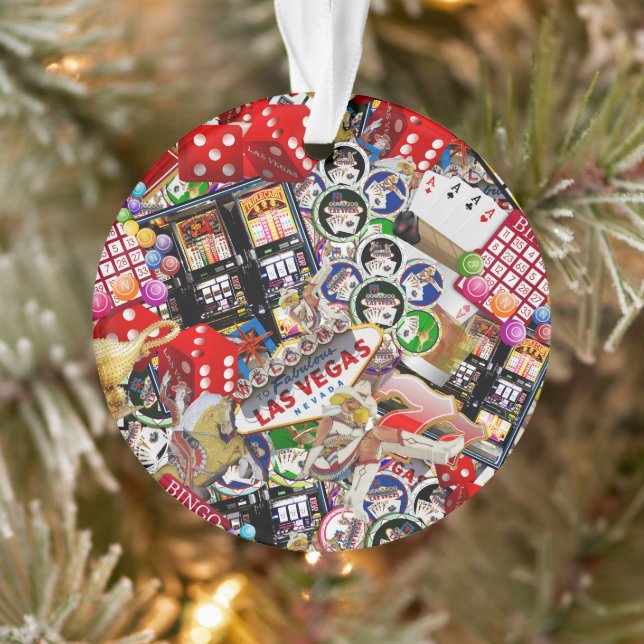 Gamblers Delight - Las Vegas Icons Ornament (Tree)
