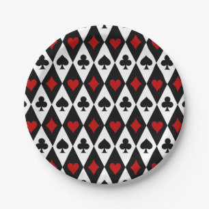 Gambling Blackjack Card Player Casino Las Vegas Paper Plate
