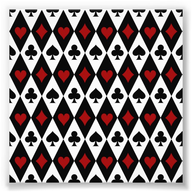 Gambling Blackjack Card Player Casino Las Vegas Photo Print (Front)