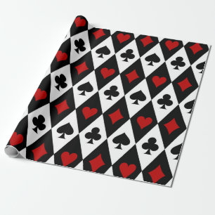 Gambling Blackjack Card Player Casino Las Vegas Wrapping Paper