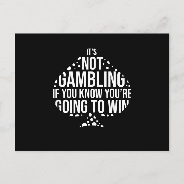 Gambling Cards Player Casino Poker Gambler Gift (Front)
