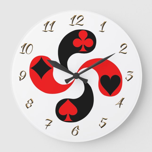 Gambling hall large clock (Front)