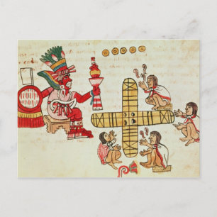 Gambling Patoli and the god Postcard