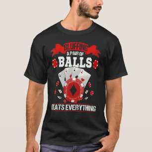 Gambling Poker Player Card Game Image T-Shirt