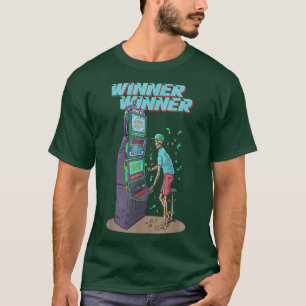 Gambling Skeleton  T-Shirt