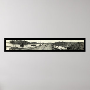 Gamboa Dike Panama Photo 1913 Poster