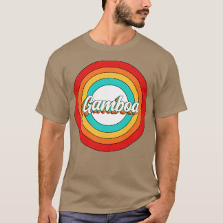 Gamboa Name Shirt Vintage Gamboa Circle