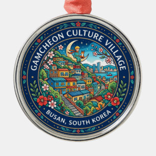 Gamcheon Culture Village South Korea Metal Tree Decoration