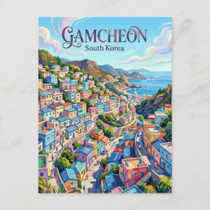 Gamcheon Culture Village South Korea Postcard