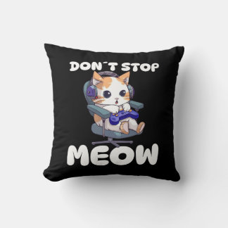 Game and cat lovers' bundle. cushion