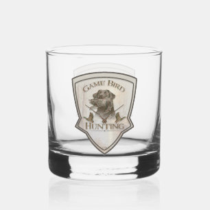 Game Bird Hunting Whiskey Glass