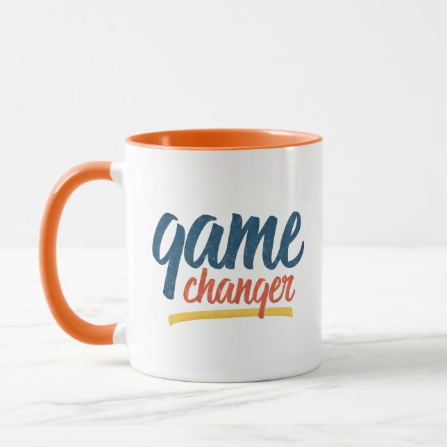 Game Changer Retro Distressed Mug (Left)