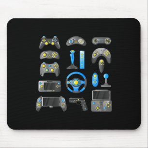 Game Control All The Things Video Game 1 Mouse Pad