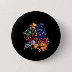 Game Control All The Things Video Game Controller 6 Cm Round Badge