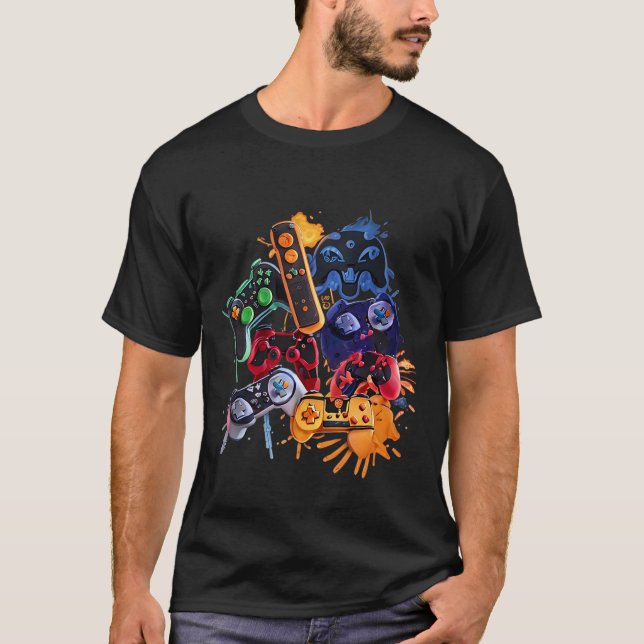 Game Control All The Things Video Game Controller  T-Shirt (Front)