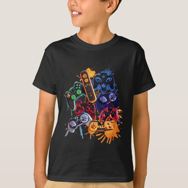 Game Control All The Things Video Game Controller  T-Shirt (Front)