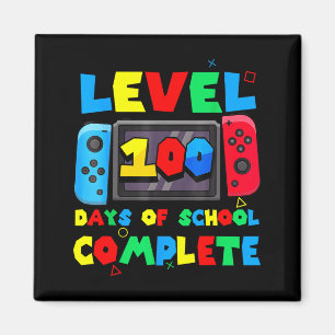 Game Controller Level 100 Days Of School Complete Magnet