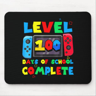 Game Controller Level 100 Days Of School Complete  Mouse Pad