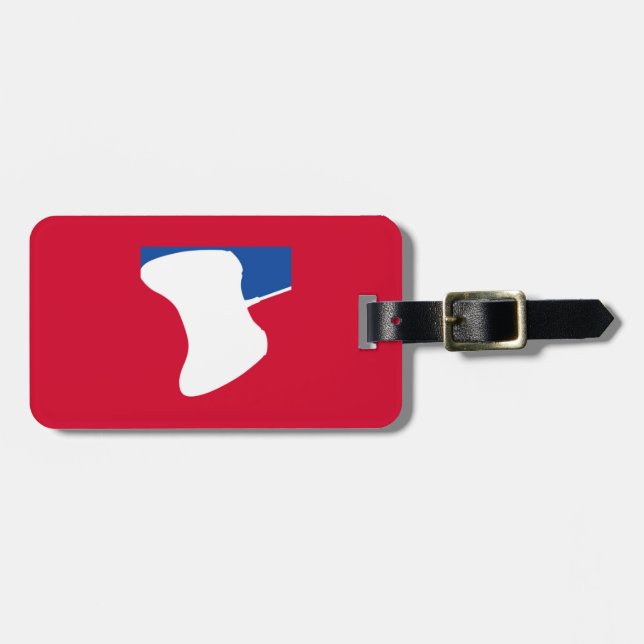 Game Controller Luggage Tag w/ leather strap (Front Horizontal)