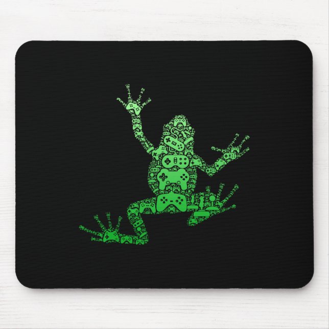 Game Controller Men Boys Kids Teens - Video Gamer  Mouse Pad (Front)