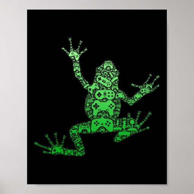 Game Controller Men Boys Kids Teens - Video Gamer  Poster (Front)