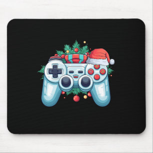 Game Controller Santa Hat Christmas Gaming X-mas G Mouse Pad