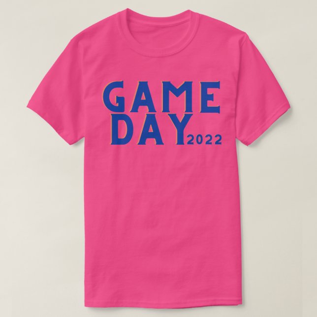 Game Day 2022 3 T-Shirt (Design Front)
