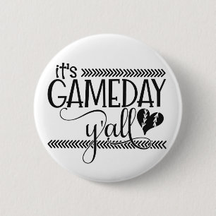 Game Day  6 Cm Round Badge