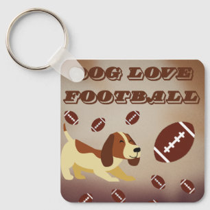 Game Day America Football Sports Fans Custom  Key Ring
