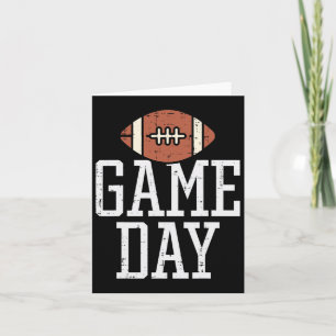 Game Day American Football Player Team Coach Men W Card