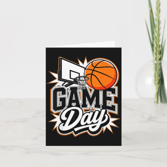 Game Day Basball Lover Fan Mum Dad Pride Retro Card (Front)