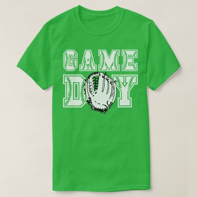 Game Day Baseball 7 T-Shirt (Design Front)