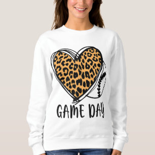 Game Day Baseball Life Softball Life Leopard Mothe Sweatshirt