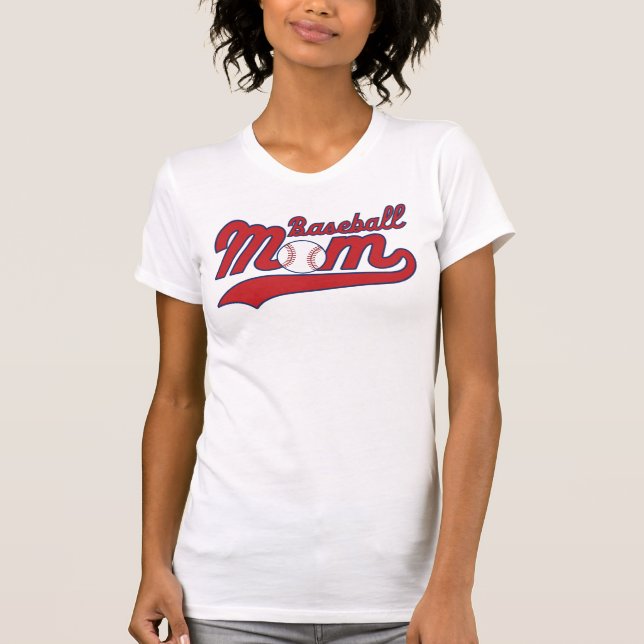 Game Day Baseball Mum Apparel T-Shirt (Front)
